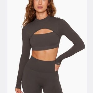 Set Active Cutout Bra and Leggings Set